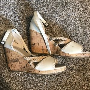 Cream colored wedges